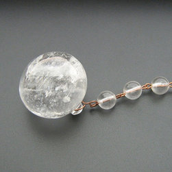 Rock Crystal with Small Four Drops Chandelier Drops - Home Decor