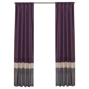 Night Sky Window Panel Single Purple Grey 42x84 Contemporary Curtains By Uber Bazaar Houzz Night Sky Window Panel Single Purple