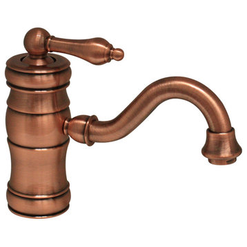 Vintage Iii Single Hole, Single Lever Lavatory Faucet, Antique Copper