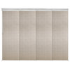 Marguerite 4-Panel Track Extendable Vertical Blinds 48-88"W