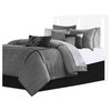 Madison Park Dune 7 Piece Comforter Set in Grey