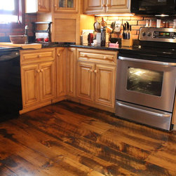 Circular Sawn Wide Plank Pine Floors - Hardwood Flooring