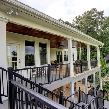 Upper / Lower Stone Patio Deck & Porch