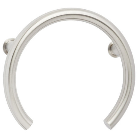 12" Huntington Shower Valve Grab Bar Front Mount, ADA Compliant, Polished
