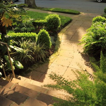 Residential Landscape Design | Shaded Garden Entry