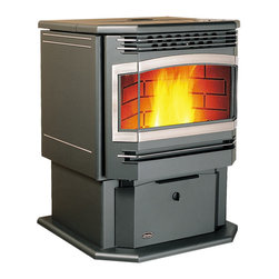 Enviro 25'' x 33'' Meridian Series Freestanding Pellet Stove EFMFS-A - Freestanding Stoves