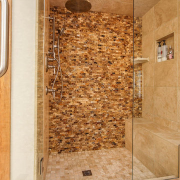 Master Bathroom Oasis in Natural Stone