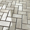 Crema Marfil Marble 1x2 Herringbone Mosaic Tile Polished, 1 sheet