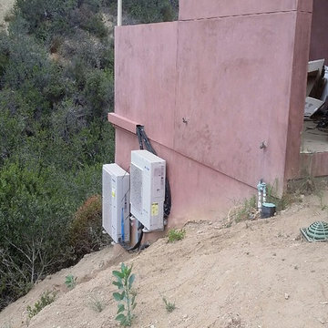 Ductless mini split installation HVAC