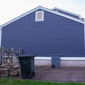 James Hardie Deep Ocean Blue Siding in North Haven, CT