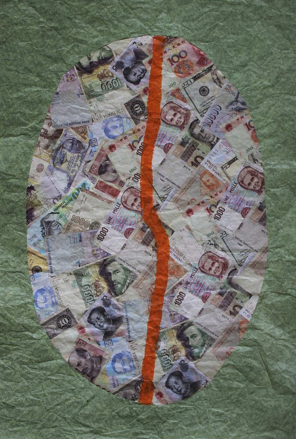 Картины. TANYA FIRN Coffee and Money / Кофе и деньги