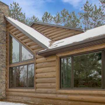 Concrete Log Siding Homes