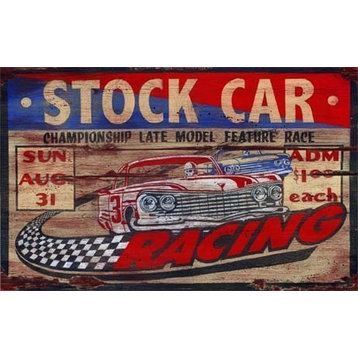 Stock Car Racing Sign