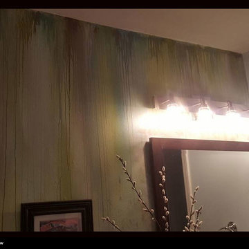Bathroom Wall to look like a Painting
