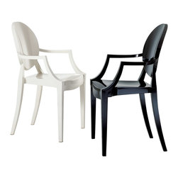 Kartell - Louis Ghost Chair, Set of 2, Matte - Dining Chairs