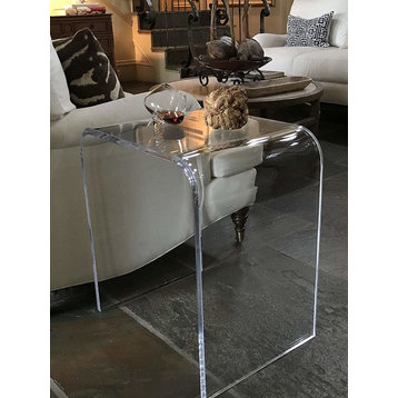 Acrylic End Table 20"W x 16" D x 22"H x 3/4" Thick
