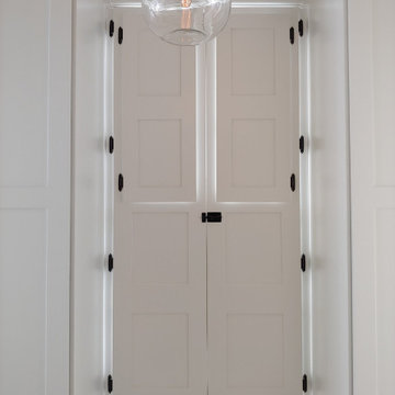 Master Bedroom Hallway Storage with Shutters