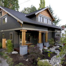 gray and tan exterior