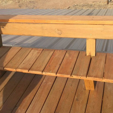 Bob's Travel Trailer Awning and Deck