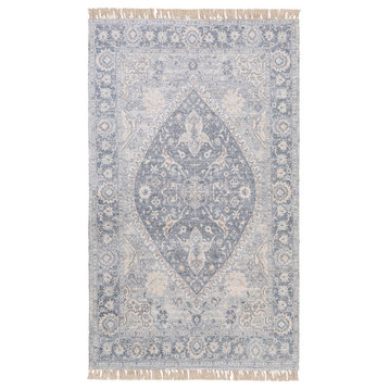 Sivas SVS-2302 Rug, Pale Blue and Navy, 8'6"x12'