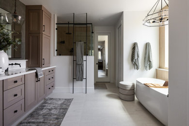Inspiration for a transitional bathroom remodel in Phoenix