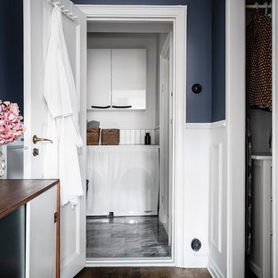 Scandi utility room in Gothenburg.