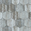 Suomi Hex Grey Porcelain Floor and Wall Tile
