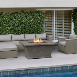 Monaco - Rectangle Fire Table - Fire Pits
