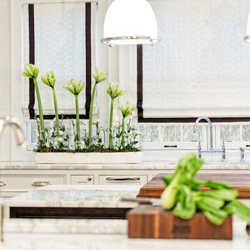 Breaking Beautiful White Kitchen