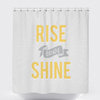 "Rise and Shine" Encouragement Shower Curtain