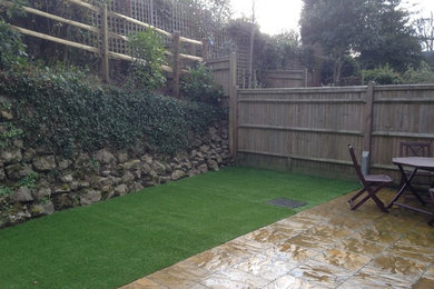 Artificial Turf and Post and Rail fencing