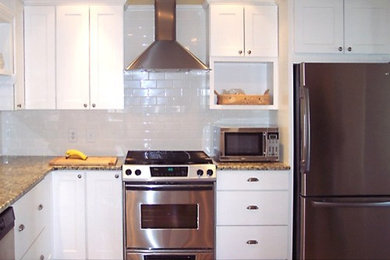 Photo of a traditional kitchen in Boston.