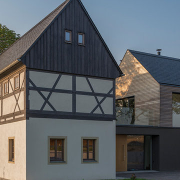 Umgebindehaus und moderne Erweiterung