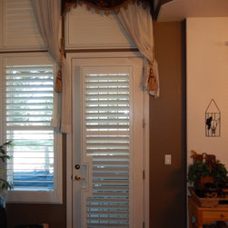 NewStyle Shutters with Draperies - Interior Shutters