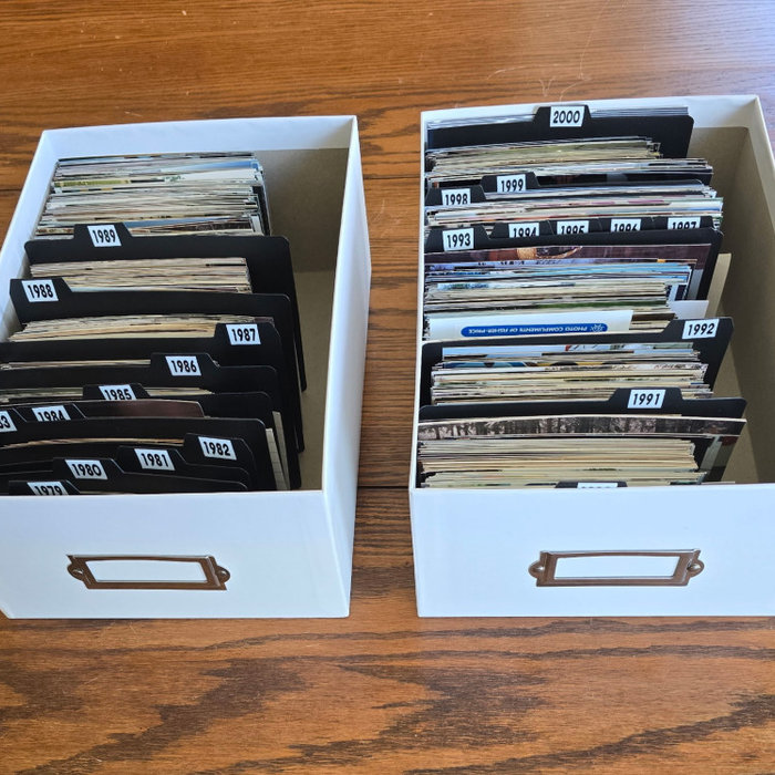 Family Photo Collection organized chronologically