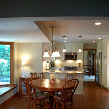 Realistic Simple White Kitchen