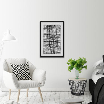 "Aesthetic Singularity" Framed Painting Print