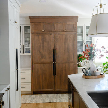 Modern kitchen with French Country detail