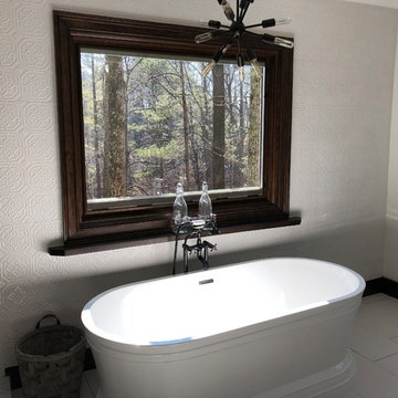 East Cobb Modern Industrial Farmhouse Bathroom