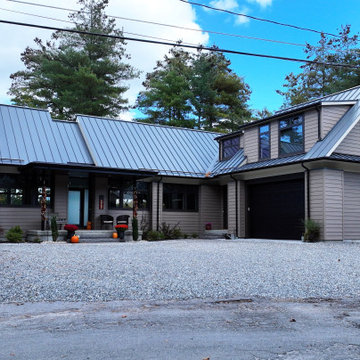 A New Contemporary Scandinavian Lakehouse in Stow, MA