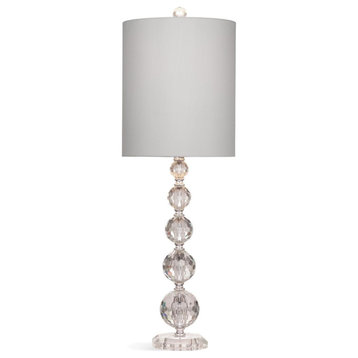 Bassett Mirror Company Glass Zenia Table Lamp