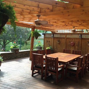 San Francisco Redwood Patio Table