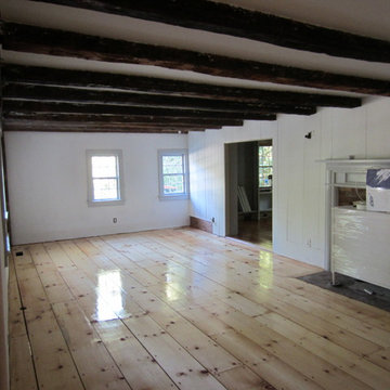 WATER MILL ANTIQUE EASTERN WHITE PINE FLOOR REVIVED!