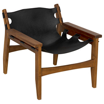 Nomo Chair, Teak With Leather