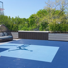 Basment Basketball Area