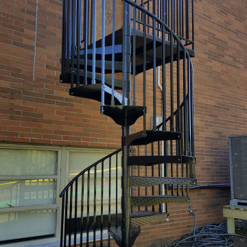 Spiral Steel Staircase
