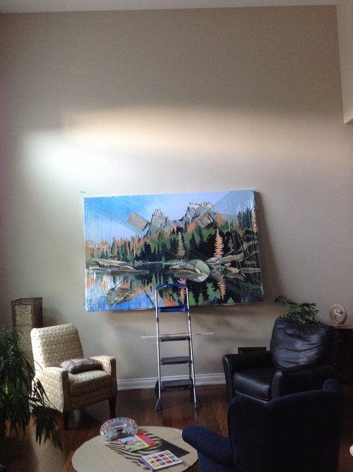 How high should this painting be mounted?