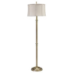 House of Troy - House of Troy Coach CH800-AB 1 Light Floor Lamp in Antique Brass - Shade And Lamp Packed In One Box For Economical Shipping.