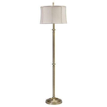 House of Troy Coach CH800-AB 1 Light Floor Lamp in Antique Brass