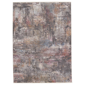 Vibe by Jaipur Living Jonet Abstract Area Rug, Dark Gray/Multicolor, 9'6"x13'